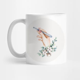 flower crochet hook Mug